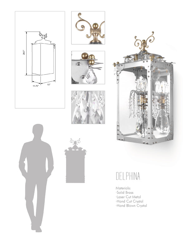 Delphina Outdoor Sconce