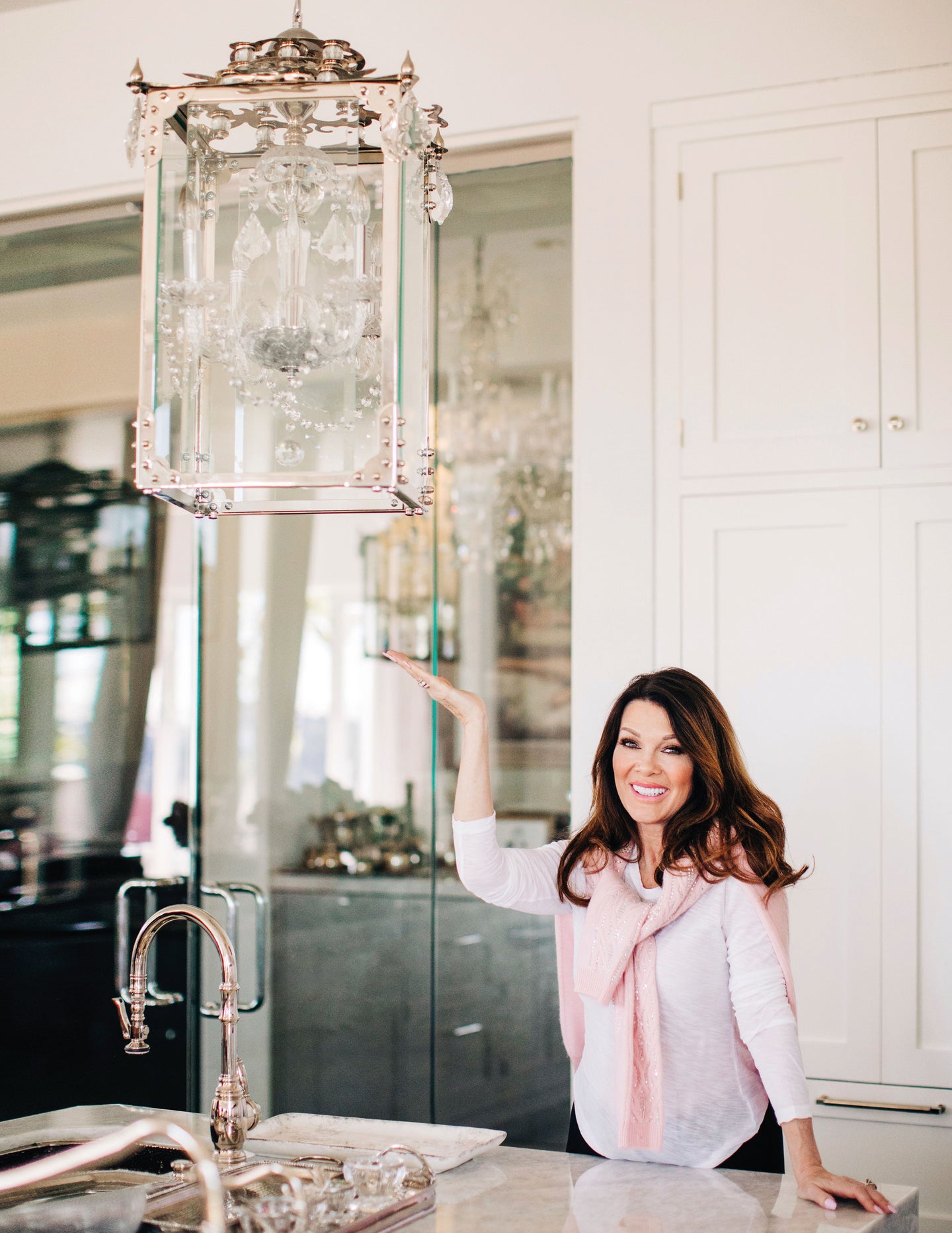 Vanderpump Chandelier Nickel
