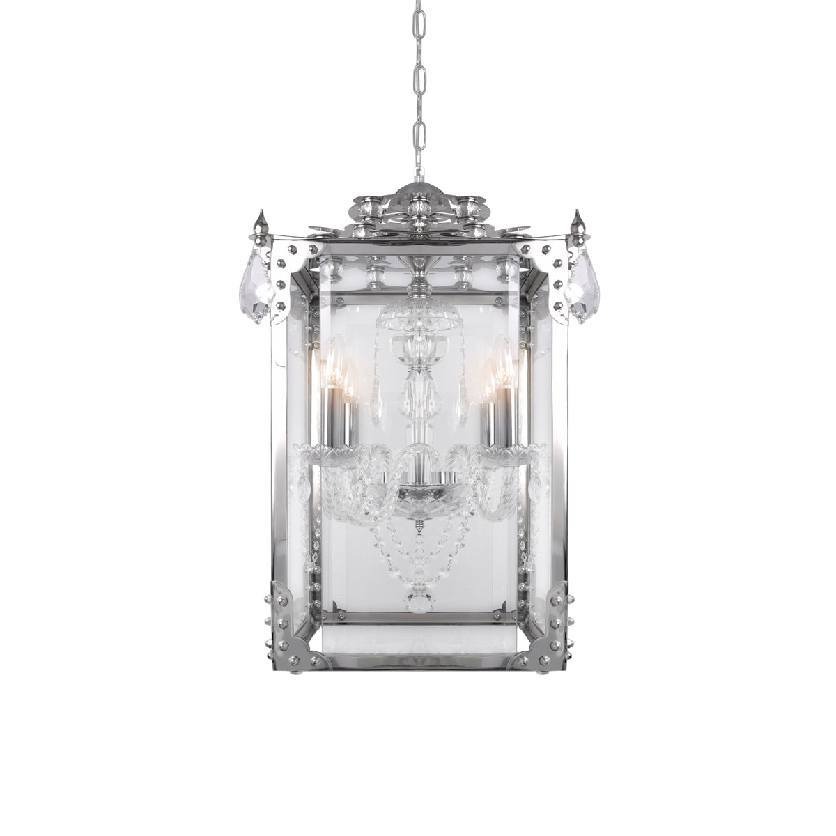 Vanderpump Chandelier Nickel